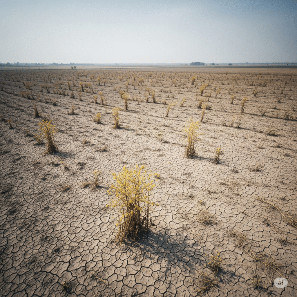 Image of dry farm land 