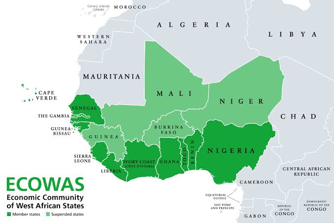 ECOWAS MAP