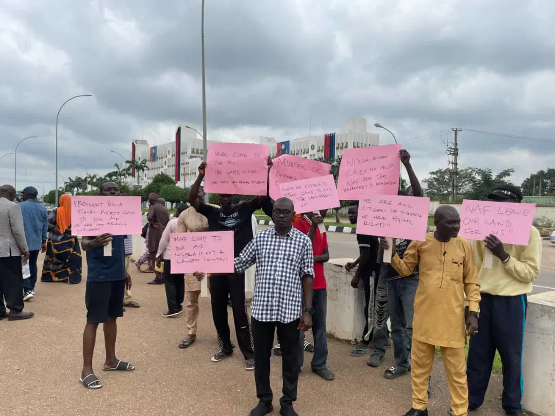 Abuja protest by Vanguard