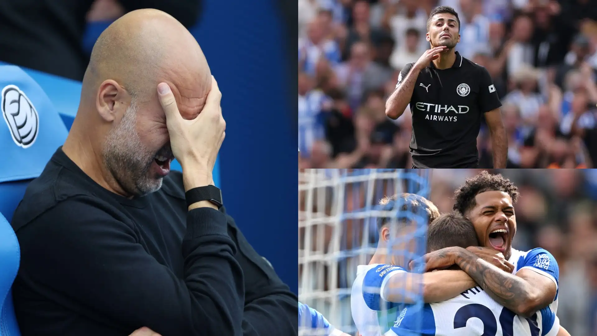 Man City vs Brighton ratings Goal.com