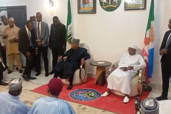 VP Shetima visit Kogi state governor