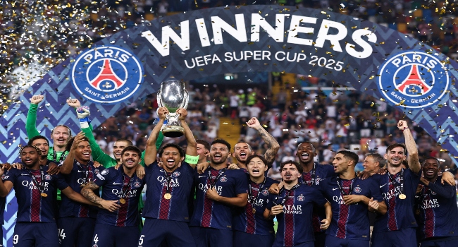 PSG borí Tottenham láti gba ife ẹ̀yẹ UEFA Super Cup