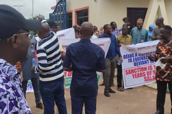 asuu futminna protest - TVC